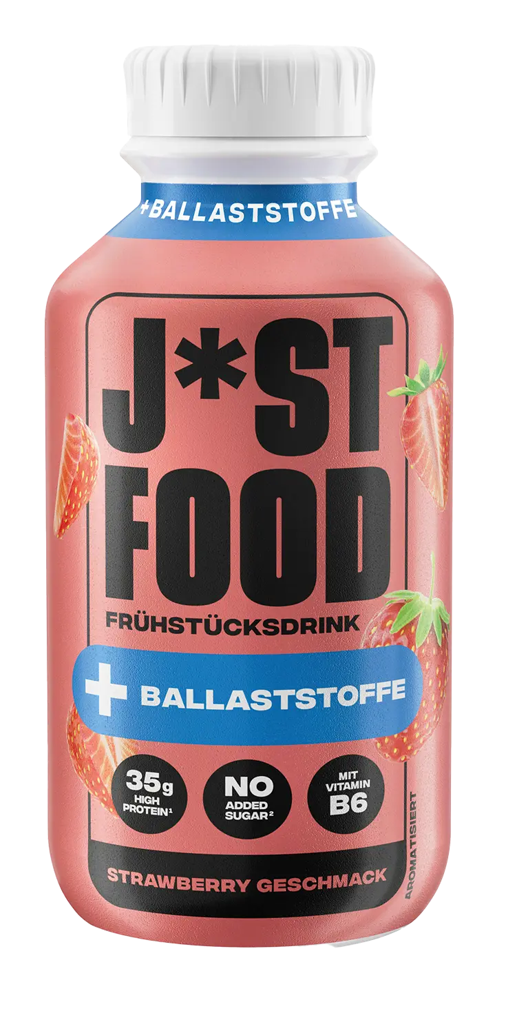     
  Strawberry Geschmack + Ballaststoffe
